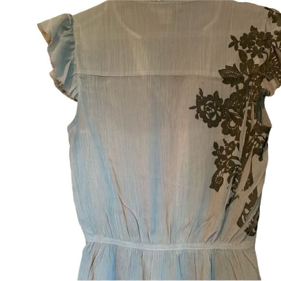 3 for $30! Jonathan Martin grey patterned blouse - Picture 9 of 15